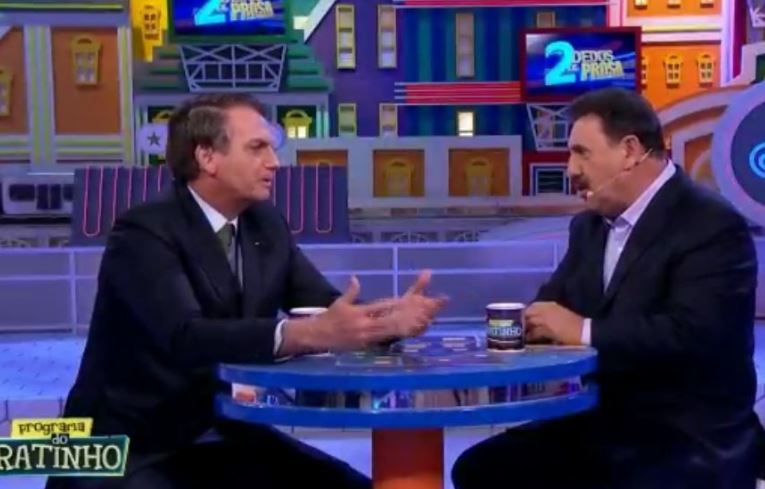 Em entrevista à Ratinho, Bolsonaro reconheceu não ter feito muita coisa até o momento, usou informações imprecisas para atacar ONGs, voltou sua artilharia contra a esquerda e usou programa para defender reforma da Previdência - Foto: Reprodução Em entrevista à Ratinho, Bolsonaro reconheceu não ter feito muita coisa até o momento, usou informações imprecisas para atacar ONGs, voltou sua artilharia contra a esquerda e usou programa para defender reforma da Previdência - Foto: Reprodução